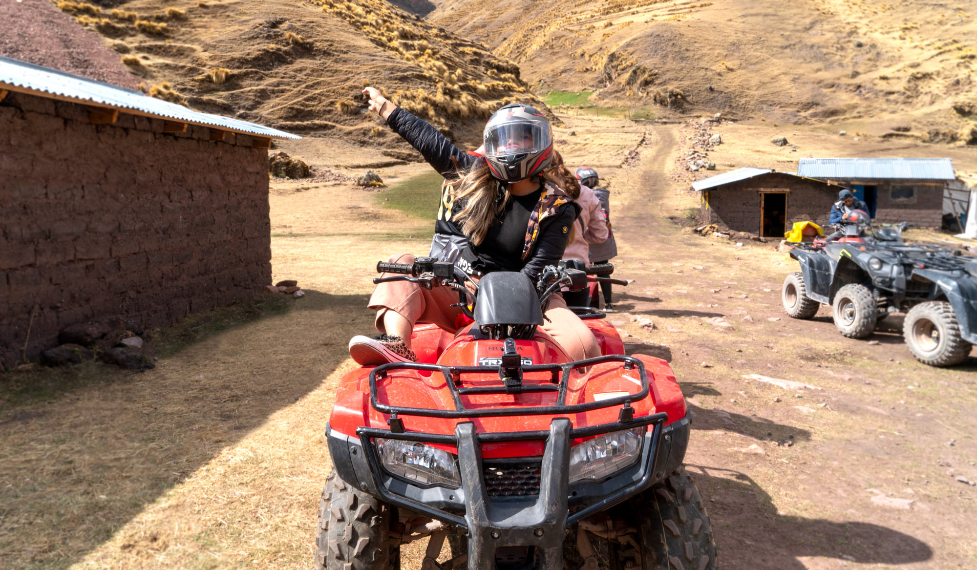 The experience of the tour to the 7 Colors Mountain on ATVs